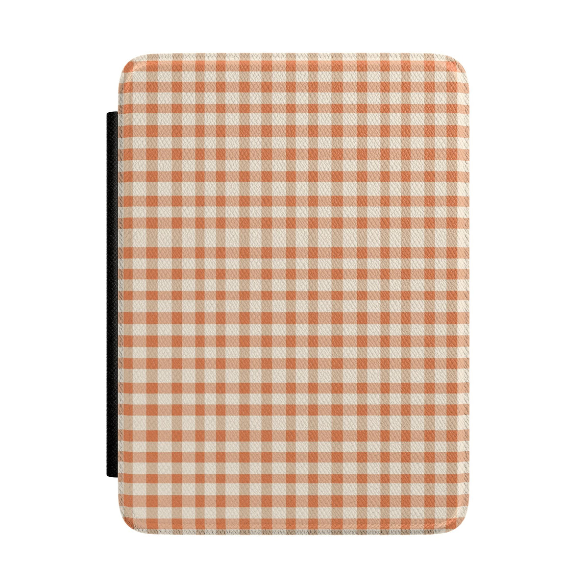 Plaid Kindle Case – Cozy Orange Buffalo Check E-Reader Cover